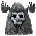 JOYIN Halloween Werewolf Mask Costume Big Bad Bloody Howling Wolf Mask and Claws with Bloodstains Costume Headwear Costume Mask for Kids Adults Men Women Halloween Party Dress Up Cosplay