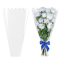 JOYIT Flower Bags for Bouquets, 100PCS Flower Wrapping Papers, 13.8" x 18"