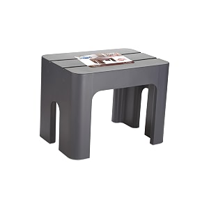 joyo duro patla big bathroom stool  plastic stool for bathroom  stool for kitchen  bathroom patla  support stool for bathroom sky dark grey