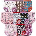 Joyo roy 10Pcs Strong Absorbent Toddler Training Underwear 3T Soft Thick Padded Leakproof Kid Confident Baby Potty Training Underwear for Girls Comfortable Snug Fit Washable Waterproof Pee Pants