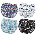 Joyo roy Plastic Underwear for Potty Training 5T Rubber Pants for Babies Cloth Diaper Cover for Swimming Rubber Pants for Toddlers Waterproof Swim Diaper Covers for Toddlers Training Pants Boys 5T