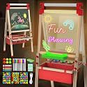 JOYOOSS LED Easel for Kids Easels for Toddlers Light Up Drawing Board