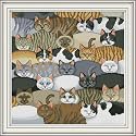 JOYSEWING Stamped Cross Stitch Kits - A