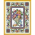 JOYSEWING Totems Flower Stamped Cross Stitch Kits