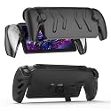 Compatible with PlayStation Portal Remote Controller PS Portal Protective Case with Removable Front Cover TPU Scratch-Resistant Matte Finish for Secure Handling (Black)