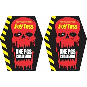 joytoss one-piece challenge pack of 2  the ultimate spicy tortilla chips  extreme heat snack  hottest chips in the world  10g