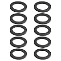Joywayus 10PCS 1-3/4" ID Rubber Gaskets Fit for 1-1/2" Male Water Tank Connector Bulkhead Fitting