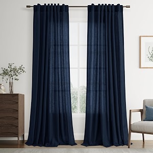 Joywell Extra Long Linen Curtains 102 Inches