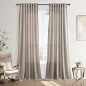 Joywell Extra Long Linen Curtains 102 Inches