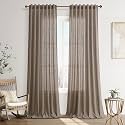 Joywell Extra Long Linen Curtains 102 Inches