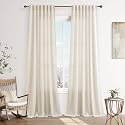 Joywell Extra Long Linen Curtains 106 Inches