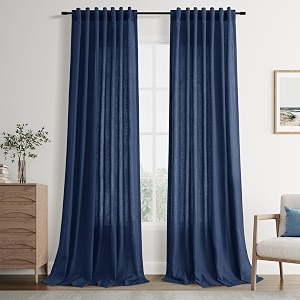 Joywell Extra Long Linen Curtains 108 Inches