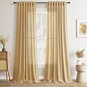 Joywell Extra Long Linen Curtains 108 Inches