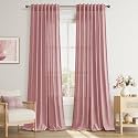 Joywell Extra Long Linen Curtains 108 Inches