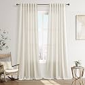 Joywell Extra Long Linen Curtains 108 Inches