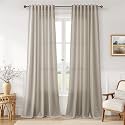 Joywell Extra Long Linen Curtains 108 Inches