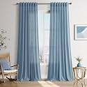Joywell Extra Long Linen Curtains 108 Inches