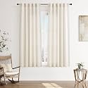 Joywell Linen Curtains 40x63 Inches Long for