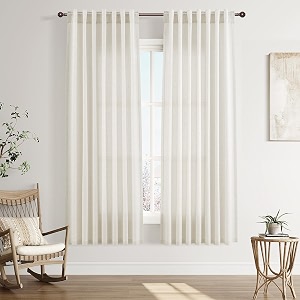 Joywell Linen Curtains 72 Inches Long for