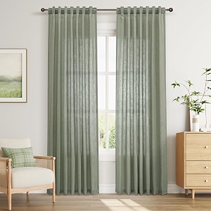 Joywell Linen Curtains 84 Inches Long for