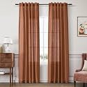 Joywell Linen Curtains 84 Inches Long for