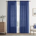 Joywell Linen Curtains 84 Inches Long for