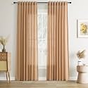 Joywell Linen Curtains 84 Inches Long for