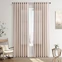 Joywell Linen Curtains 84 Inches Long for