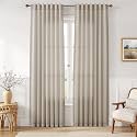 Joywell Linen Curtains 84 Inches Long for