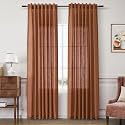 Joywell Linen Curtains 96 Inches Long for