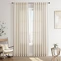 Joywell Linen Curtains 96 Inches Long for