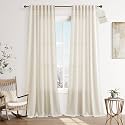 Joywell Linen Sheer Curtains 84 Inches Long
