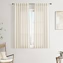 Joywell Linen Short Curtains 45 Inches Long