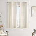 Joywell Linen Short Curtains 54 Inches Long