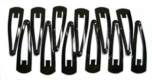 jp regular metallic tic tac clip hair accessory set tic tac clip black