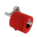 JQK Toilet Paper Holder, 5 Inch 304 Stainless Steel Tissue Paper Dispenser for Bathroom, Hold Mega Rolls, Brushed Nickel Wall Mount, TPH100-BN