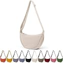 JQWSVE Nylon Crescent Bag for Women Men