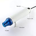 JR Handheld Mini Heat Gun Tool for Embossing Resin Art Removing Bubbles 300 Watt