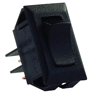 jr products 12705 12v on-off switch - black