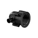 JR Products 95195 Exterior Evacuation Drain Trap , Black