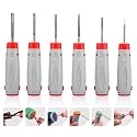 JRready 6Pcs Deutsch Pin Removal Tool for Pin Size 12 16 20 Wire 12-22AWG