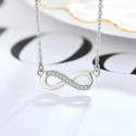 JS Enterprises Infinity Pendant for Women Stainless Steel Pendant