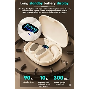 js272 sense ows wireless over ear earphones  situational awareness  15mm titanium drivers  40 hrs playback  bluetooth v54  sports headphone  enc mic for calling  40ms low latency beige