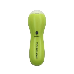 jsb hf141 back and neck pain relief massager with long handle oscillatory massage variable speed amp multiple attachments green