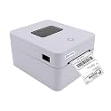 JSC-9280 Bluetooth Thermal Label Printer 4x6 Inch, USB Shipping Barcode & QR Code Printer for Amazon, Meesho, Delhivery, India Post, White