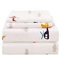 JSD 3 Piece Airplane Kids Sheet Set Twin Size
