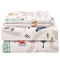JSD 4 Piece Car Vehicle Kids Sheet Set Full Size