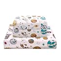 JSD Space Theme Galaxy Kids Full Sheet Set 4 Piece