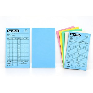 daily attendance report for daily payroll wagesattendance card for monthly attendance and calculation of wagesmix color attendance report small pack of 500