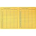 Daily Attendance Report for Daily Payroll Wages/Attendance Card for Monthly Attendance and Calculation of Wages/Mix Color Attendance Report (Medium, Pack of 1000)